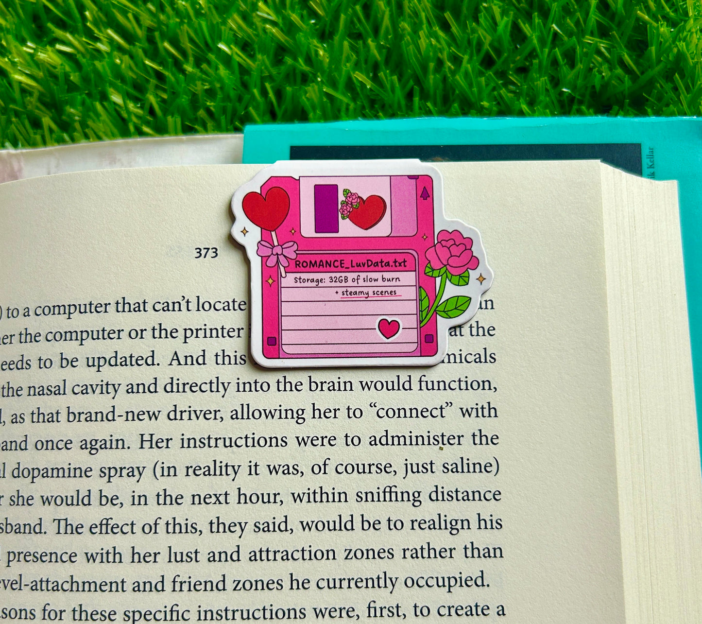 Romance Magnetic Bookmark