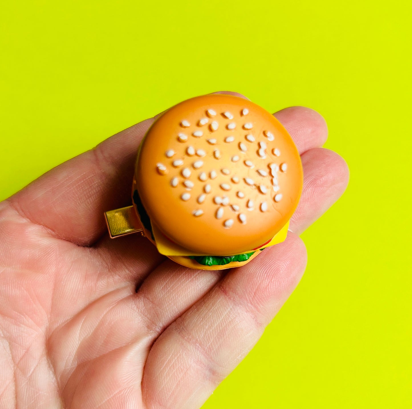 Burger Hair Clip