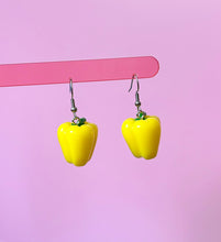 Load image into Gallery viewer, Yellow Pepper Earrings
