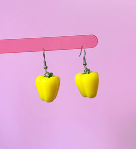 Yellow Pepper Earrings