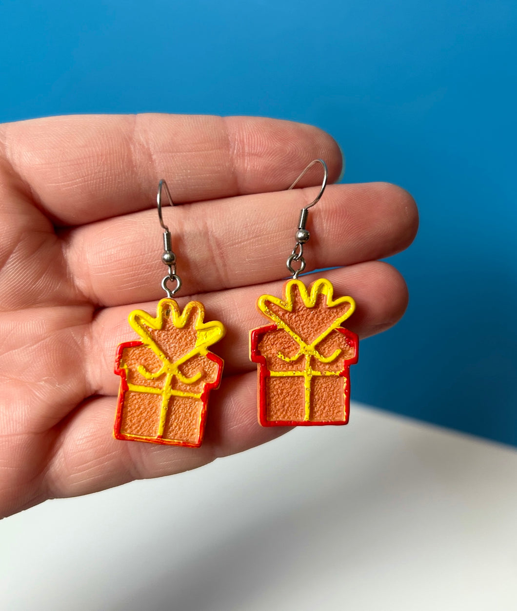 Gingerbread Cookie Earrings