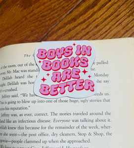 Boys in Books are Better Magnetic Bookmark