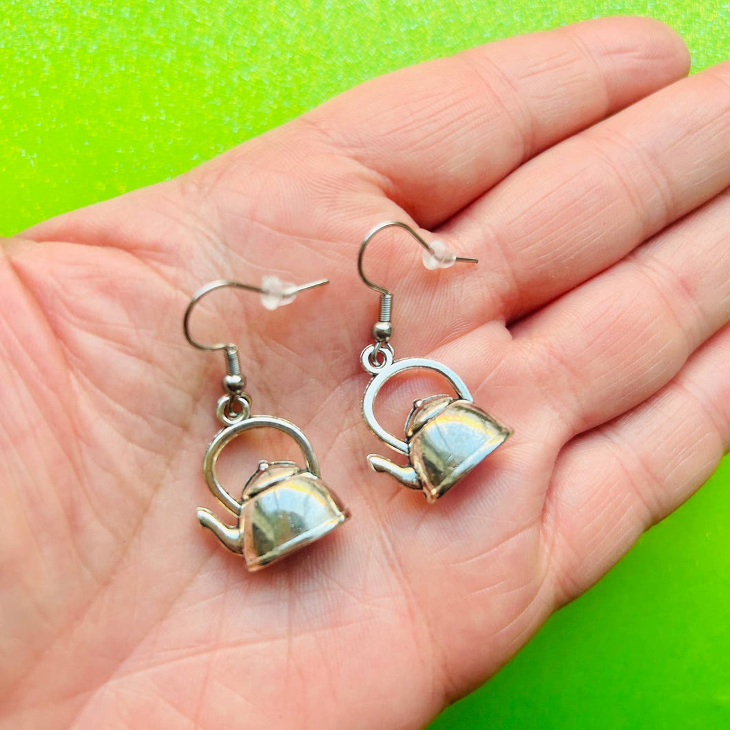 Tea Kettle Earrings