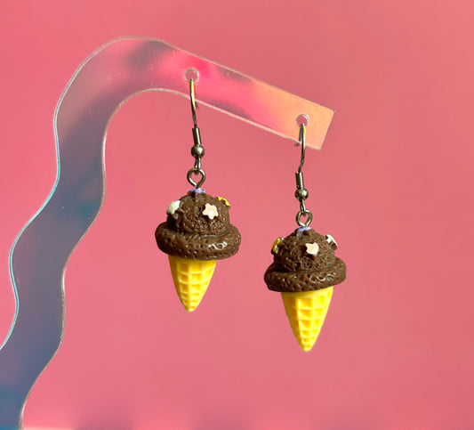 Pastel Star Ice Cream Earrings