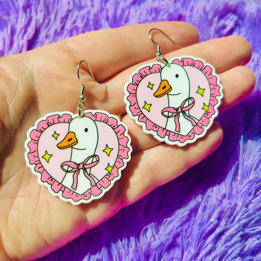 Silly Goose Earrings or Necklace