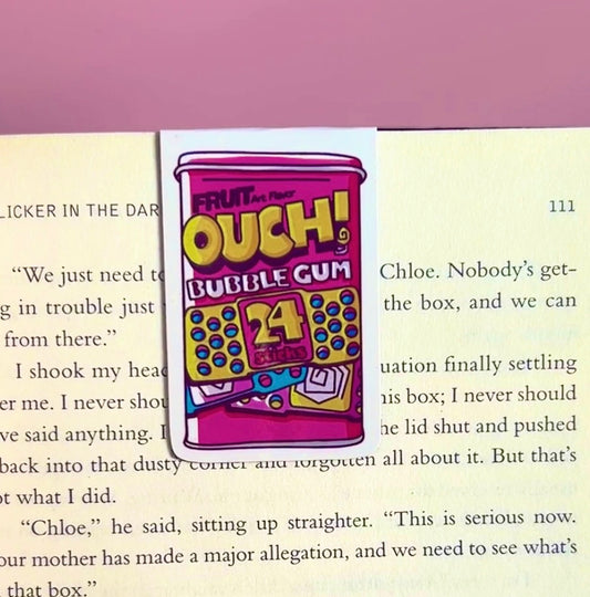 90’s Ouch Bubblegum Magnetic Bookmark