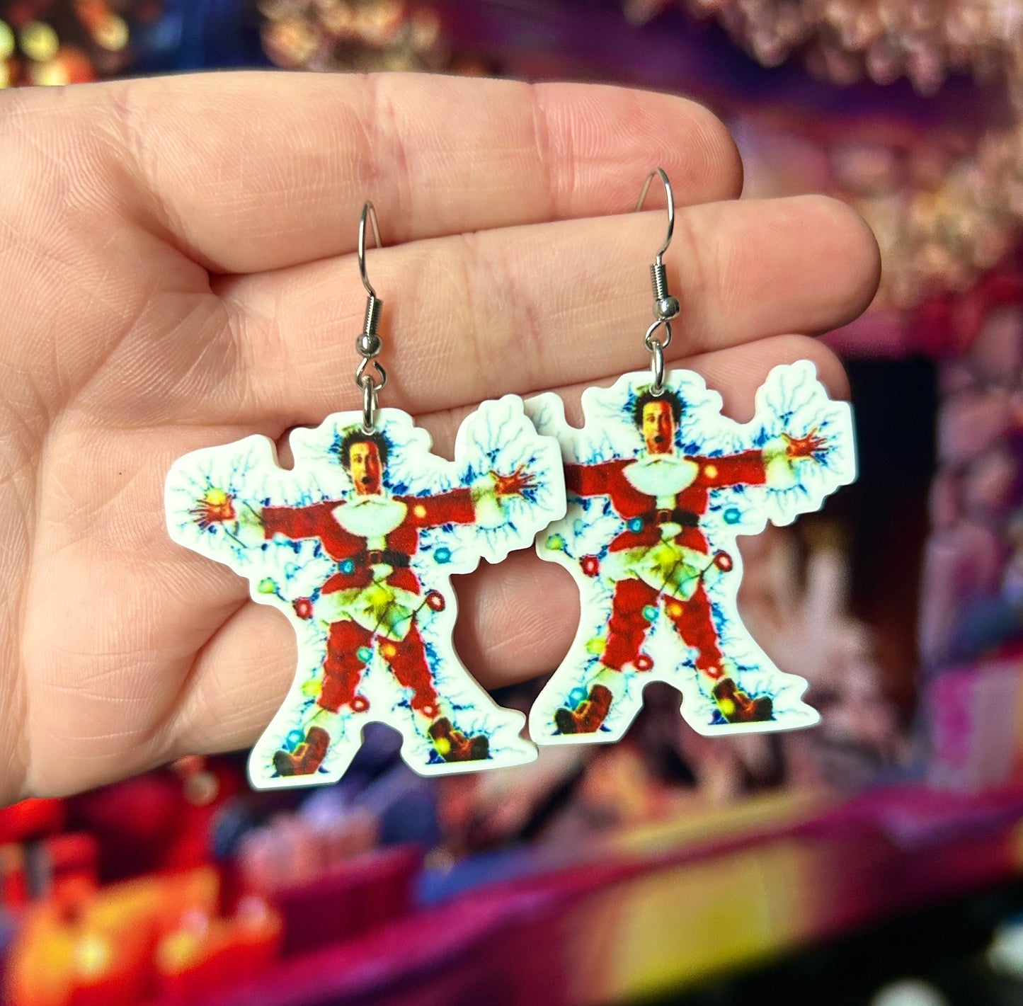 National Lampoon's Christmas Vacation Earrings Or Necklace