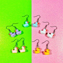 Load image into Gallery viewer, Rubber Ducky Earrings
