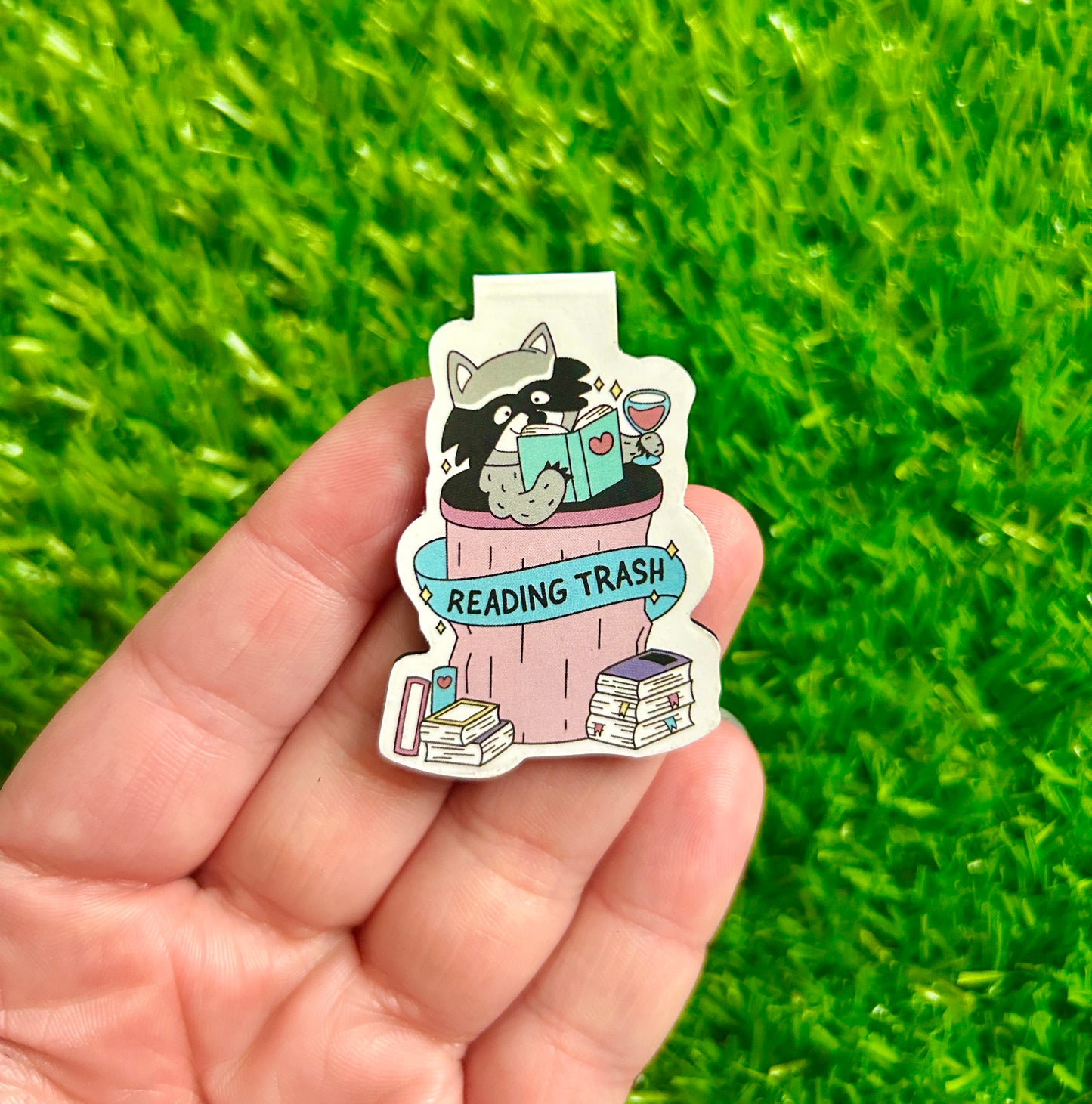 Raccoon Magnetic Bookmark