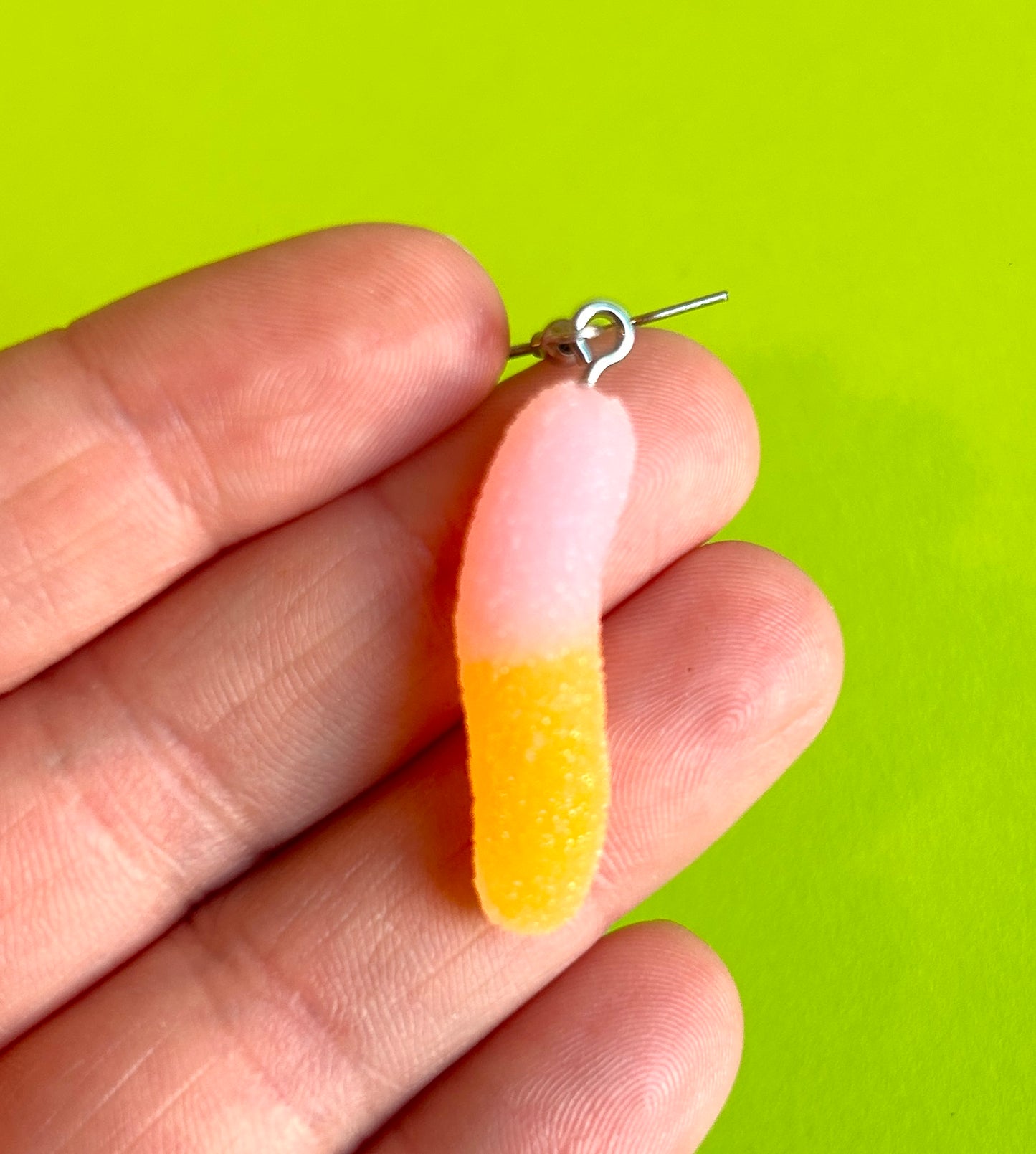 Sour Gummy Worm Earrings
