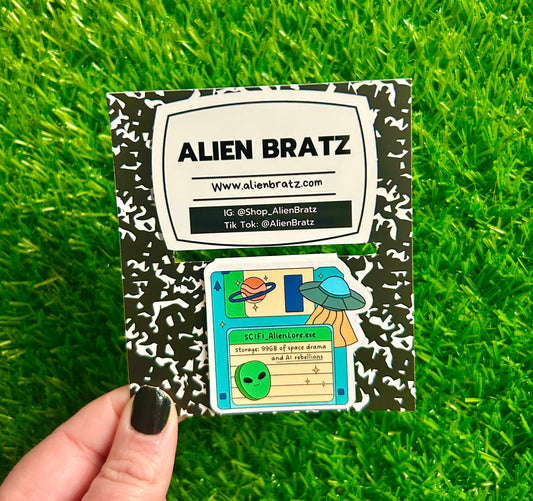 Alien Magnetic Bookmark