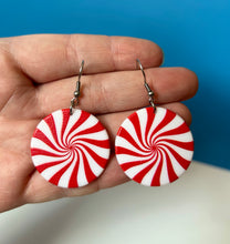 Load image into Gallery viewer, Peppermint Candy Earrings
