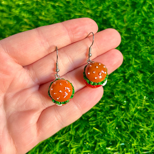 Cheeseburger Earrings