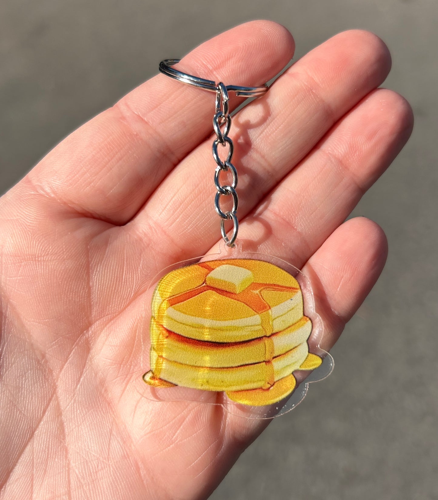Pancake Keychain