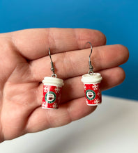 Load image into Gallery viewer, Holiday Coffee Earrings
