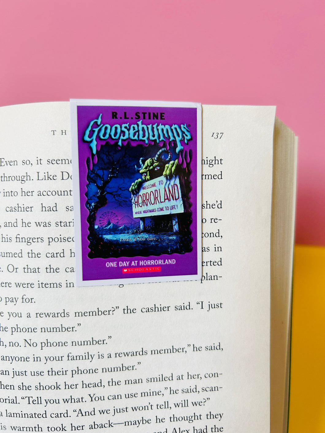 Goosebumps Magnetic Bookmark