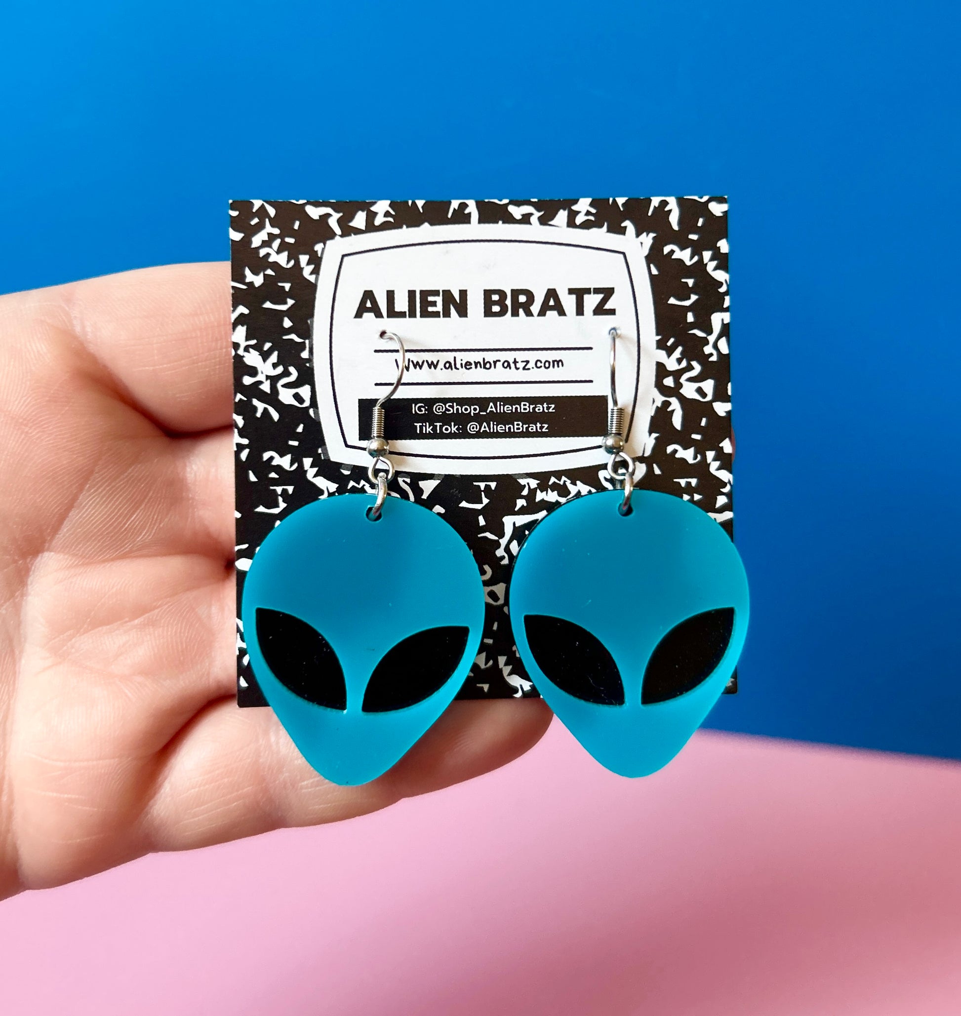 Alien Earrings Weird Earrings Kitsch Earring Handmade Earrings Alien alien-earrings-weird-earrings-kitsch-earring-handmade-earrings-alien
