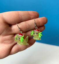 Load image into Gallery viewer, Santa Axotol Earrings
