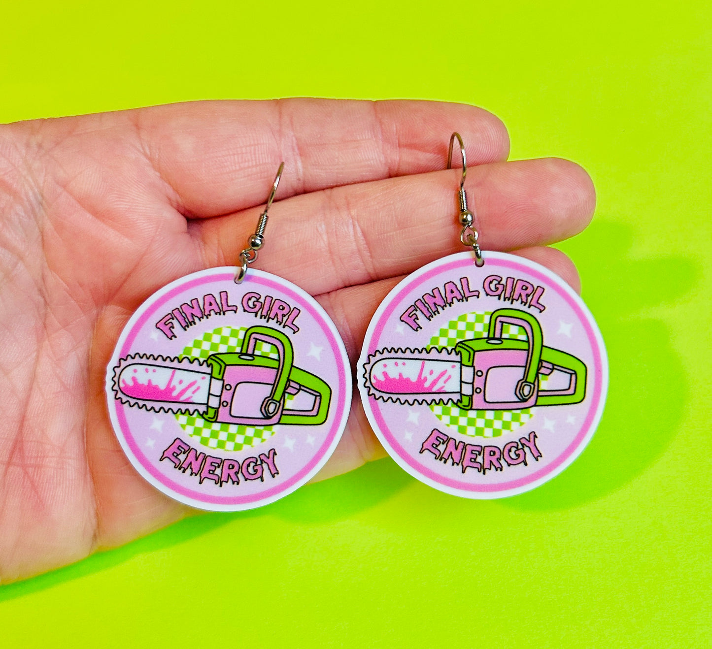 Horror Movie Earrings Or Necklace