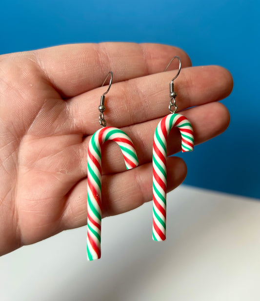 Candy Cane Earrings