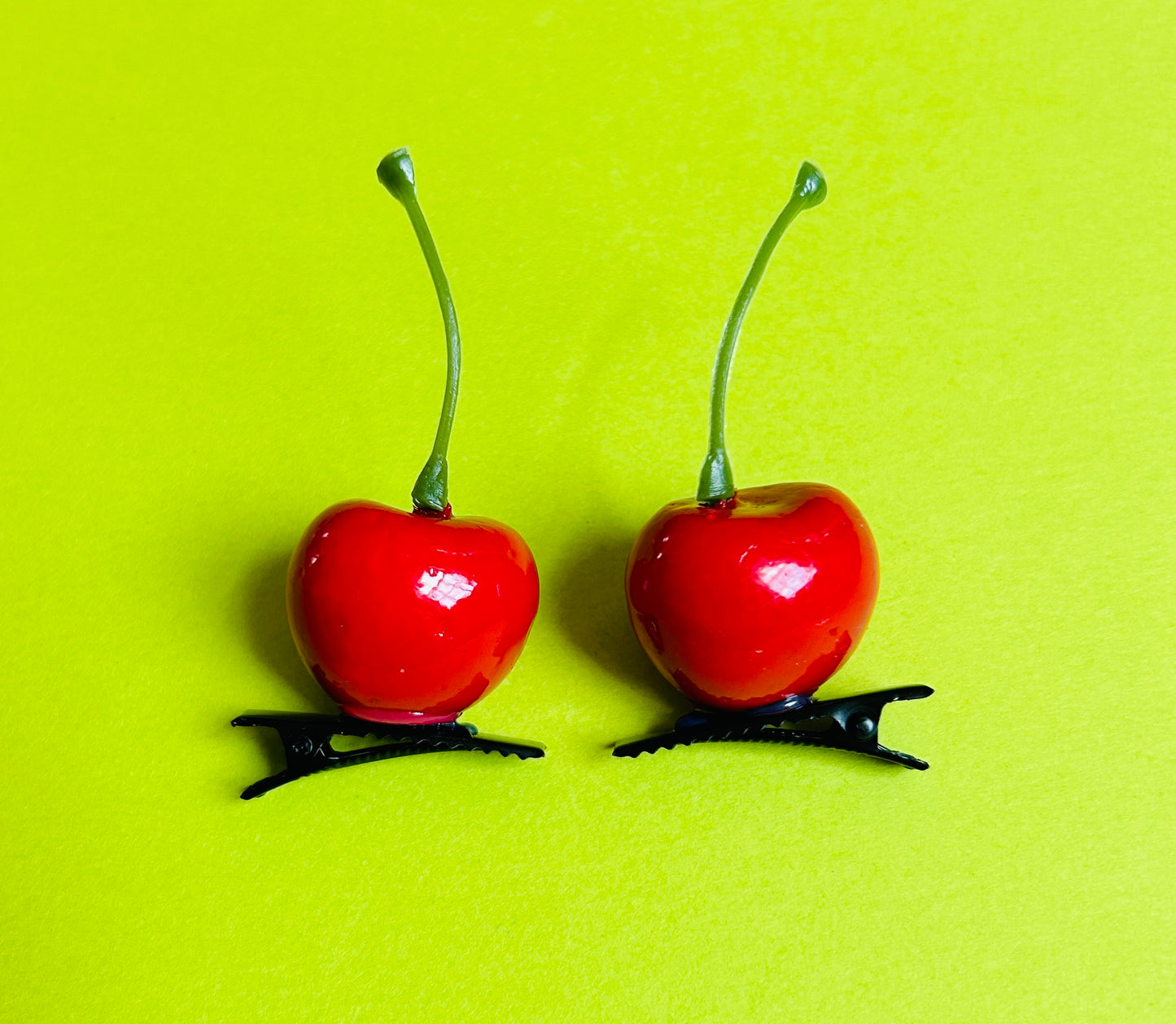 Cherry Hair Clips