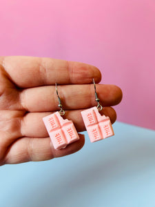 Pink Chocolate Earrings