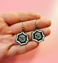 Load image into Gallery viewer, Spiderweb Earrings
