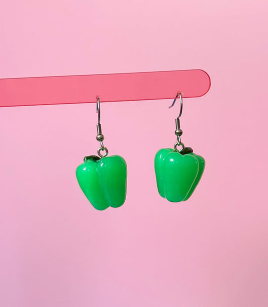 Green Pepper Earrings