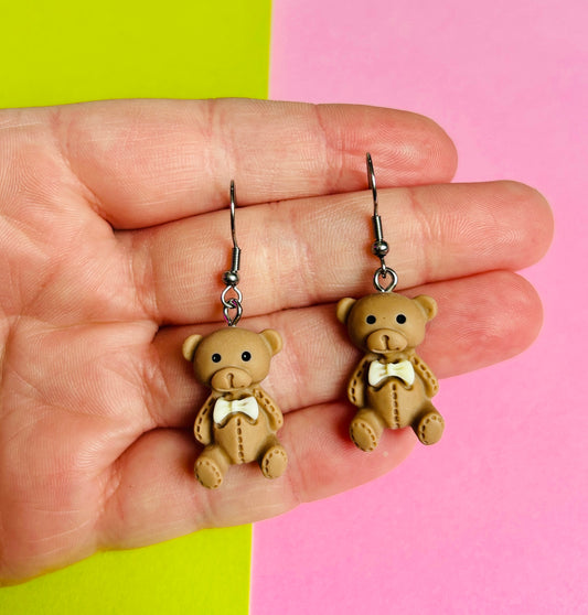 Teddy Bear Earrings