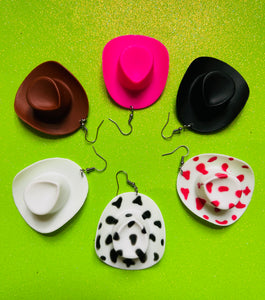 Cowboy Hat Earrings