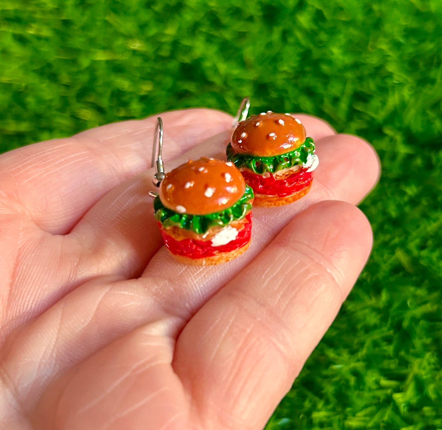 Cheeseburger Earrings