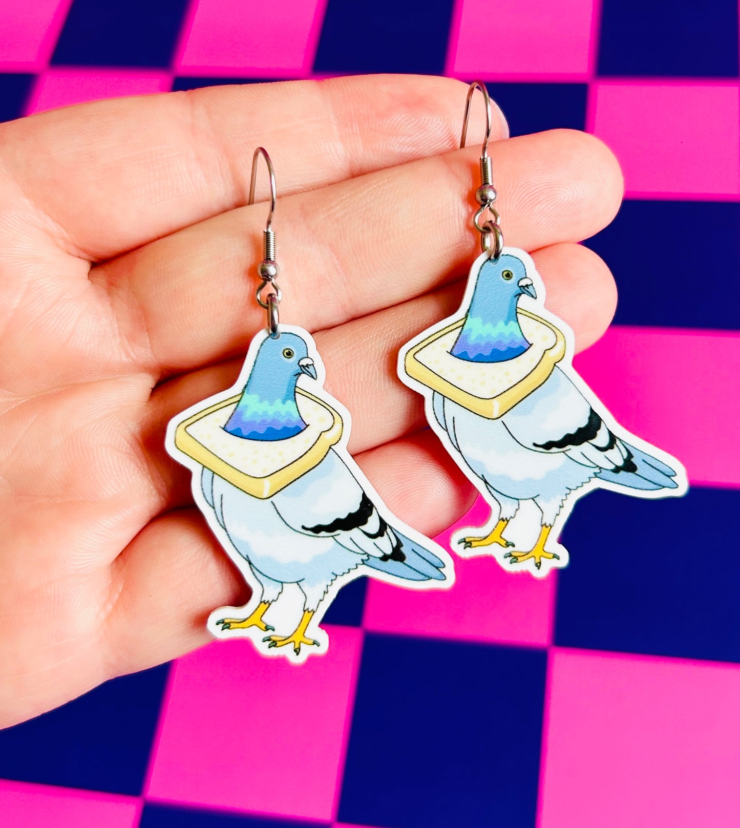 Pigeon Earrings Or Necklace