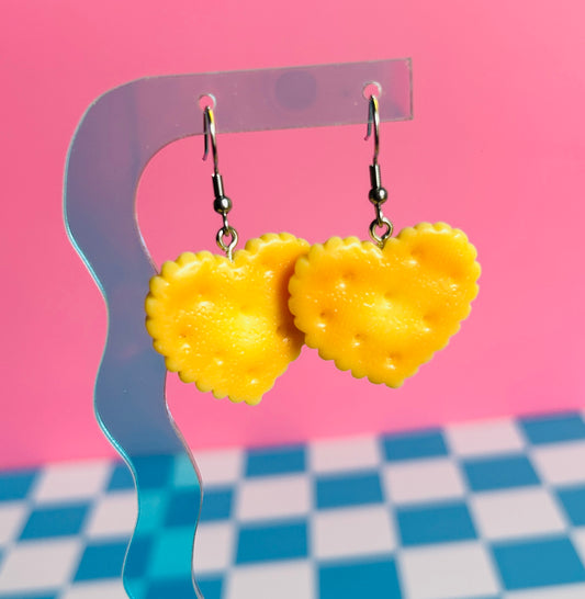 Heart Cracker Earrings