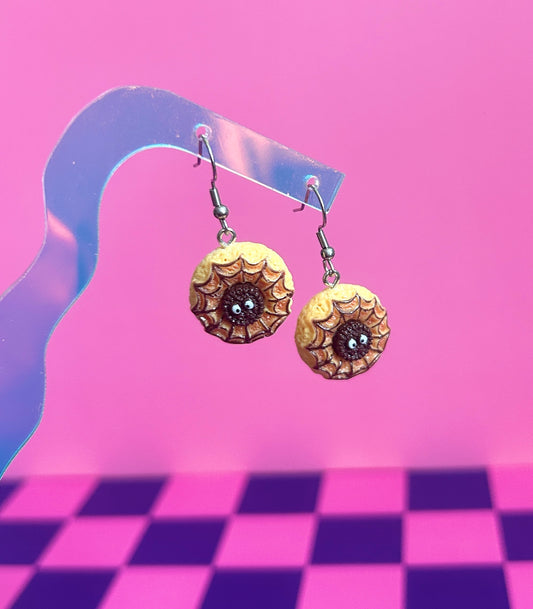 Spider Cookie Earrings