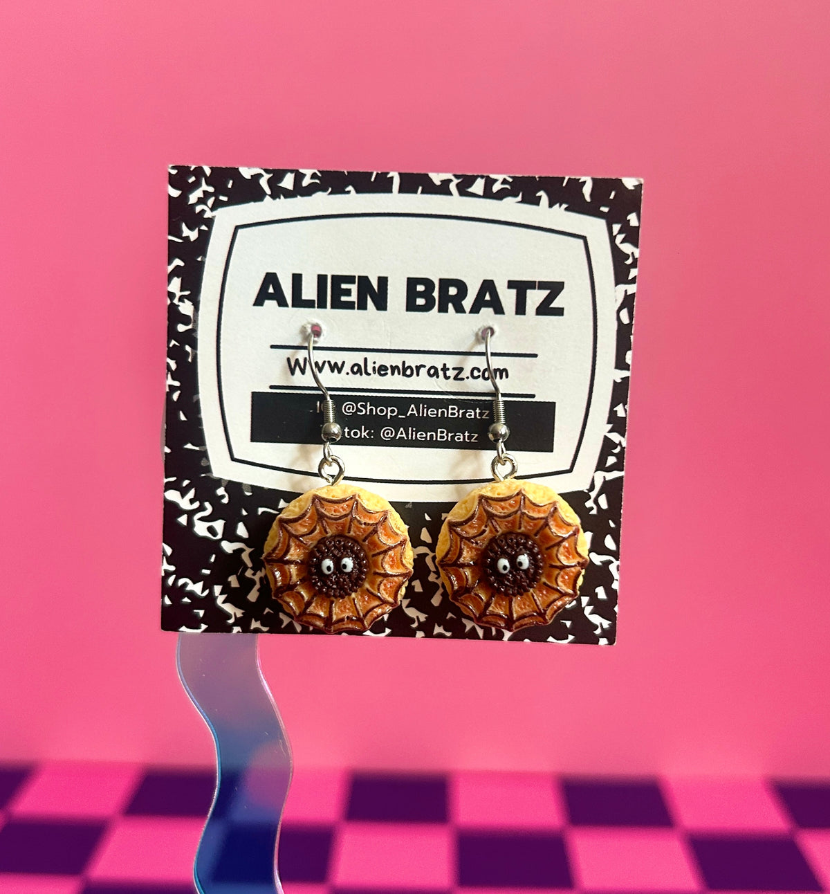 Spider Cookie Earrings