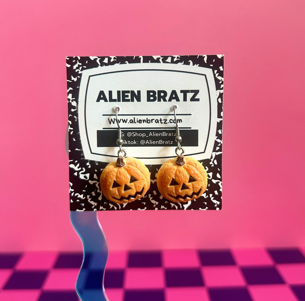 Pumpkin Cookie Earrings