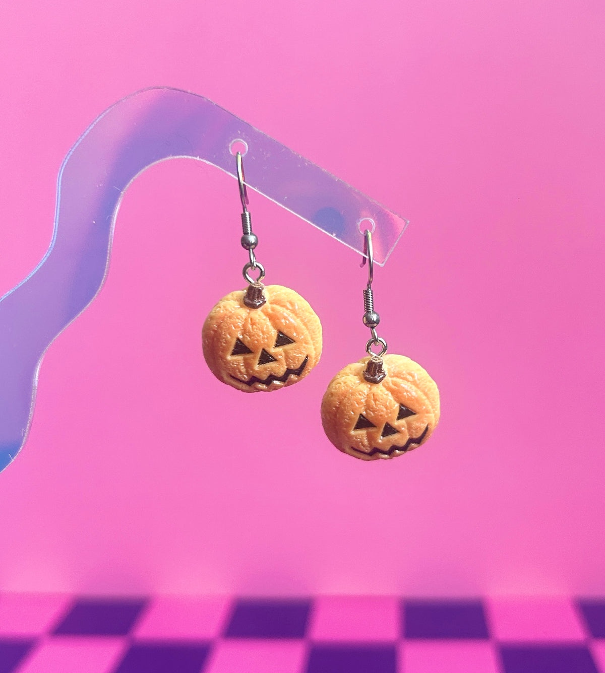 Pumpkin Cookie Earrings