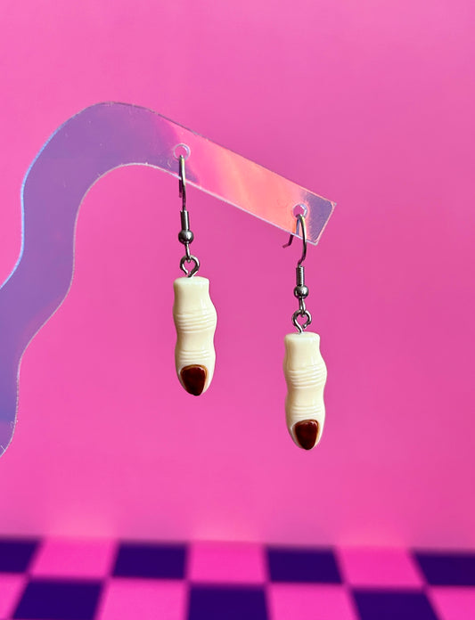 Spooky Finger Earrings