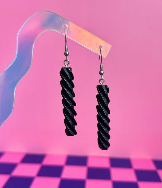 Black Licorice Earrings