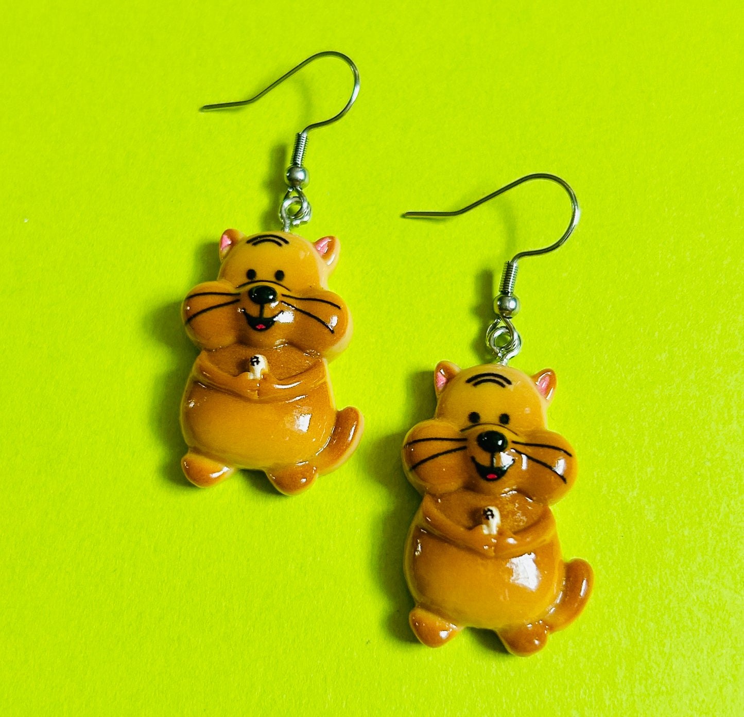 Woodchuck Earrings