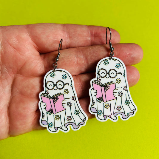 Ghost Earrings Or Necklace