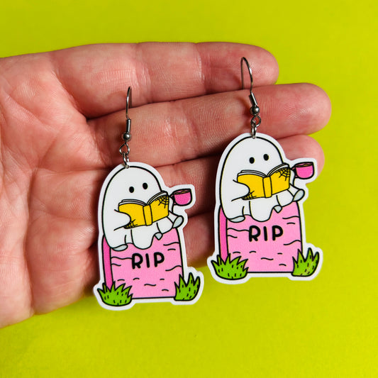 Ghost Earrings Or Necklace
