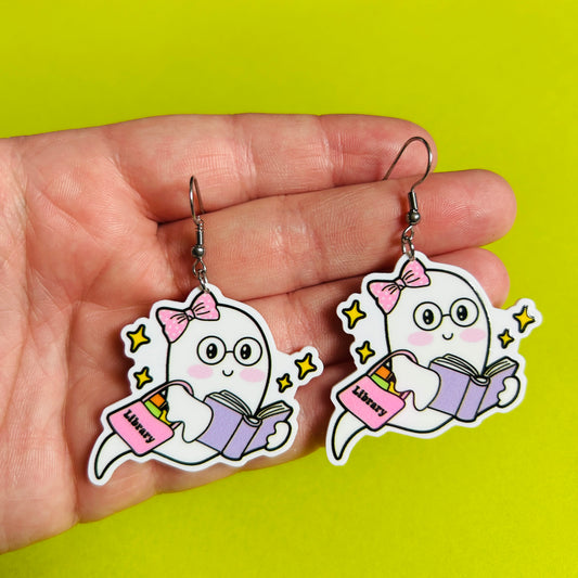 Ghost Earrings Or Necklace