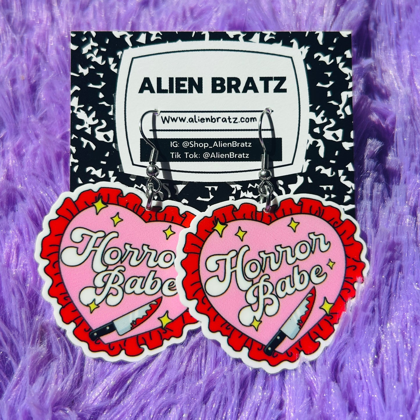Horror Babe Earrings Or Necklace