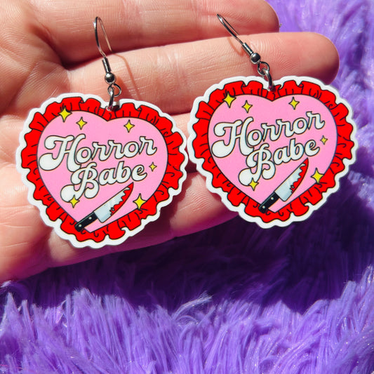 Horror Babe Earrings Or Necklace