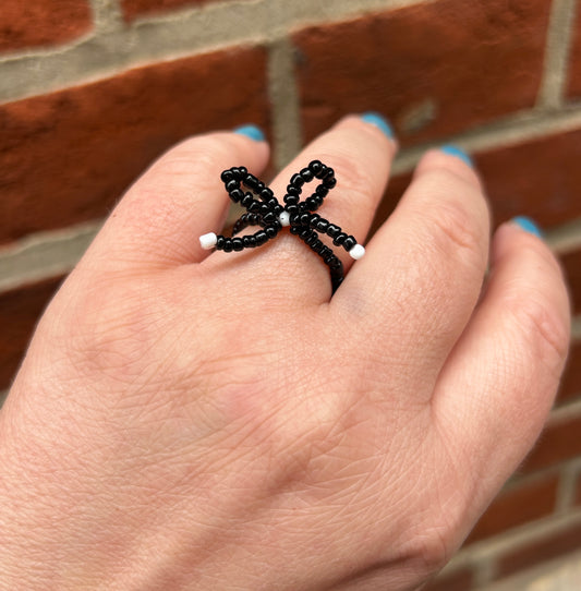Bow Beaded Ring