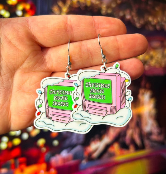 Christmas Movie Earrings Or Necklace