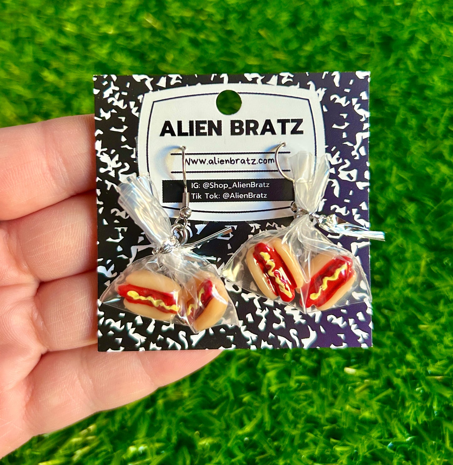 Bag of Hotdogs Earrings