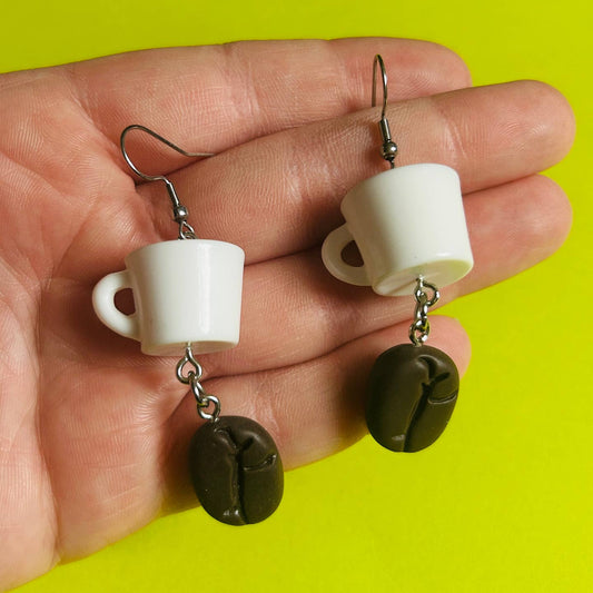 Coffee Bean Earrings