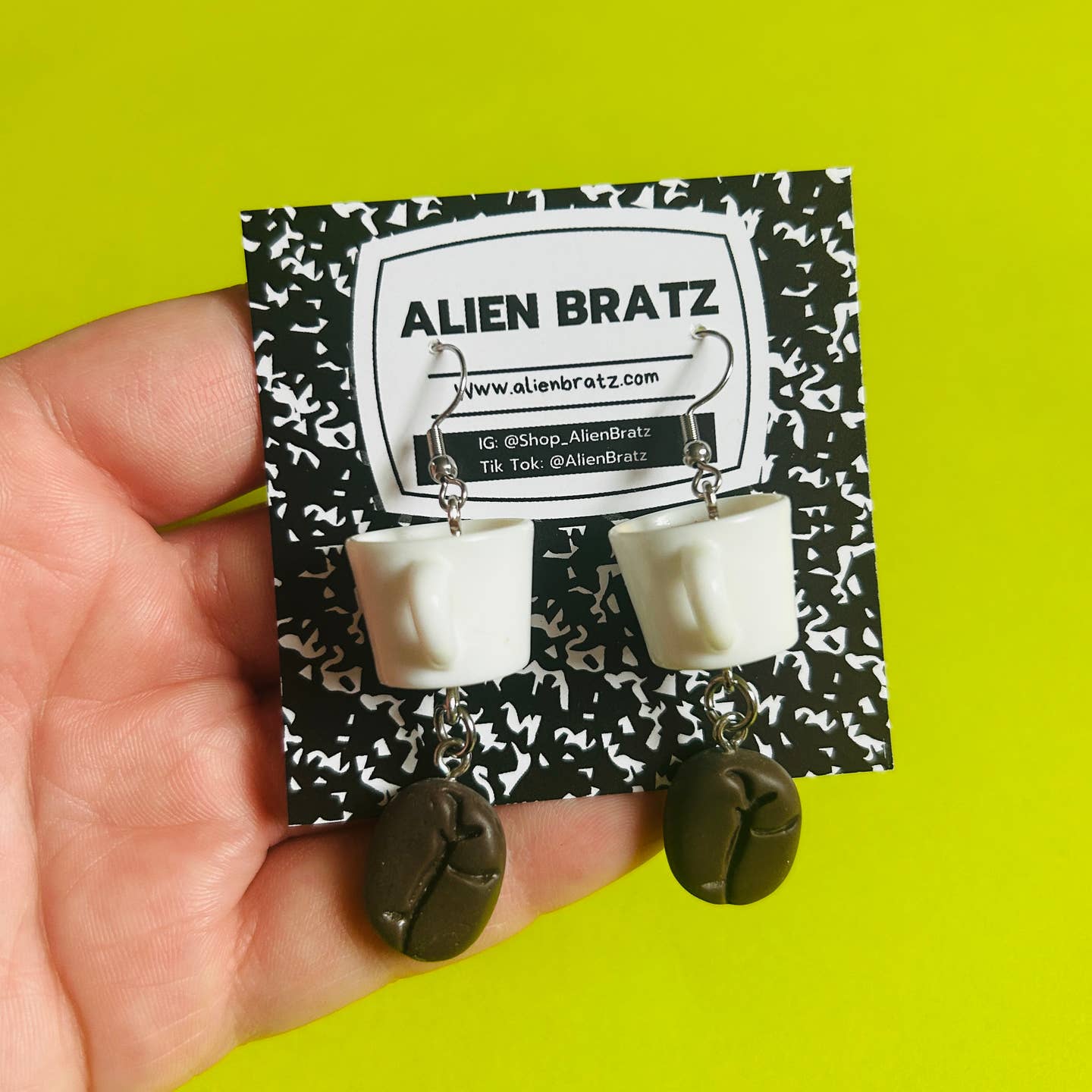 Coffee Bean Earrings